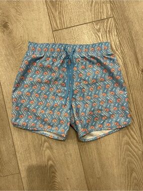 Minnow boys blue primrose boardie, size 11/12 EUC